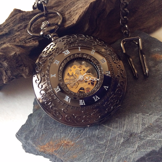 Personalized pocket 2025 watch with picture
