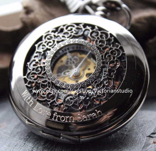 Groomsmen pocket on sale watch set