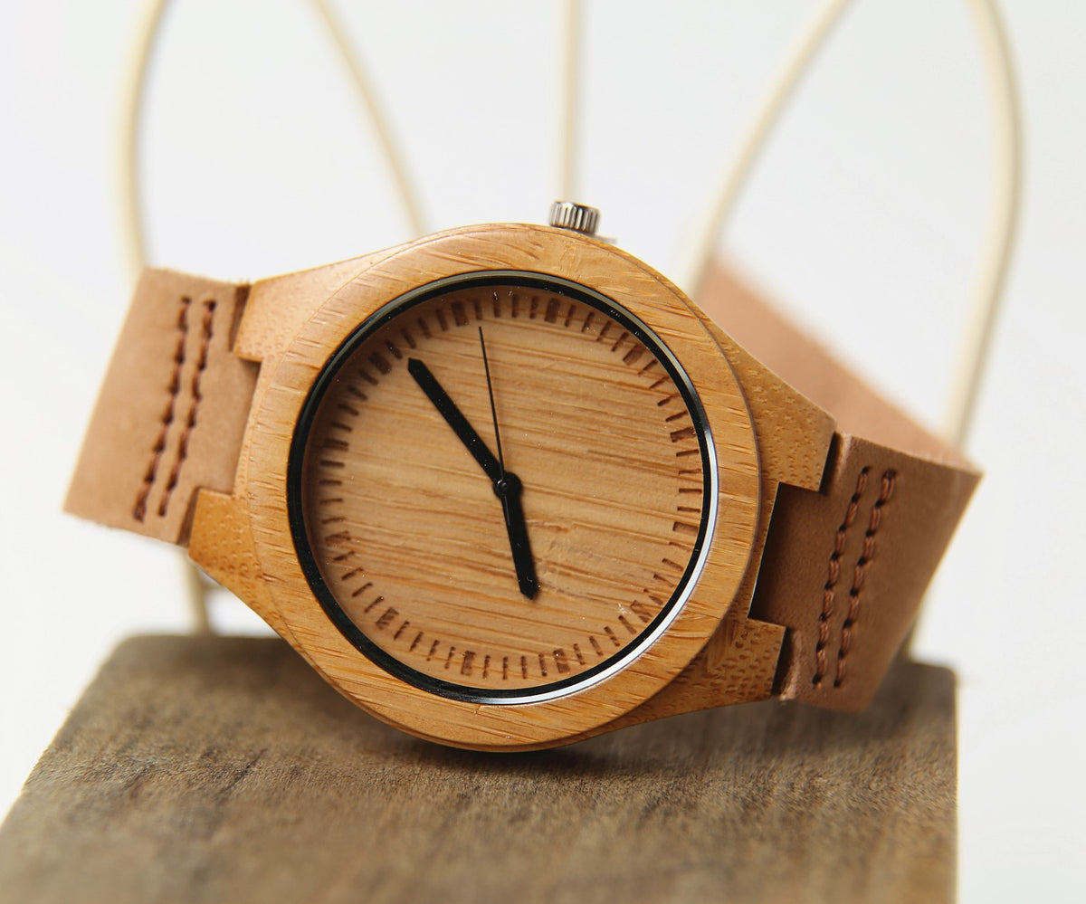 Unisex Wooden Wrist Watch With Engraving Option