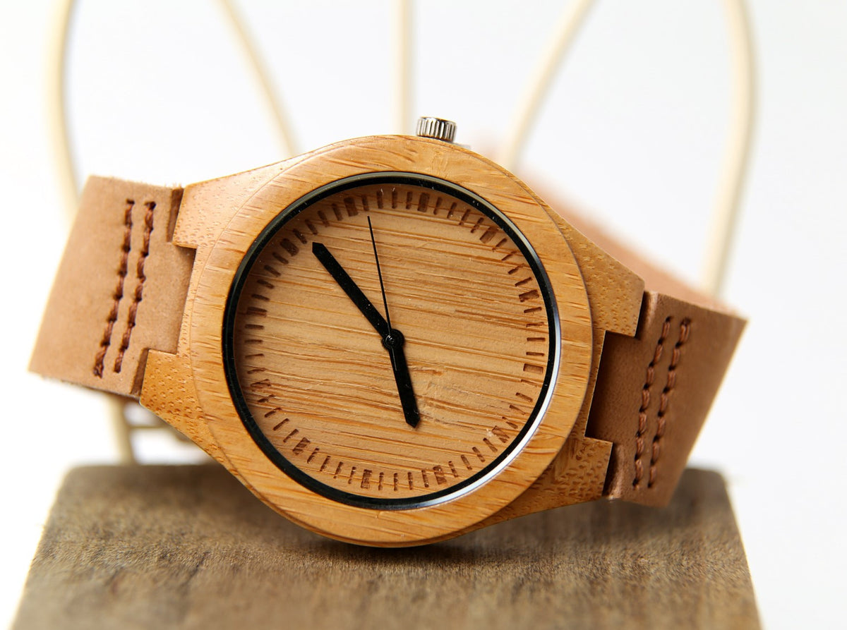 Unisex Wooden Wrist Watch With Engraving Option