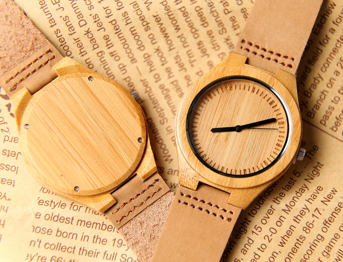 Unisex Wooden Wrist Watch With Engraving Option