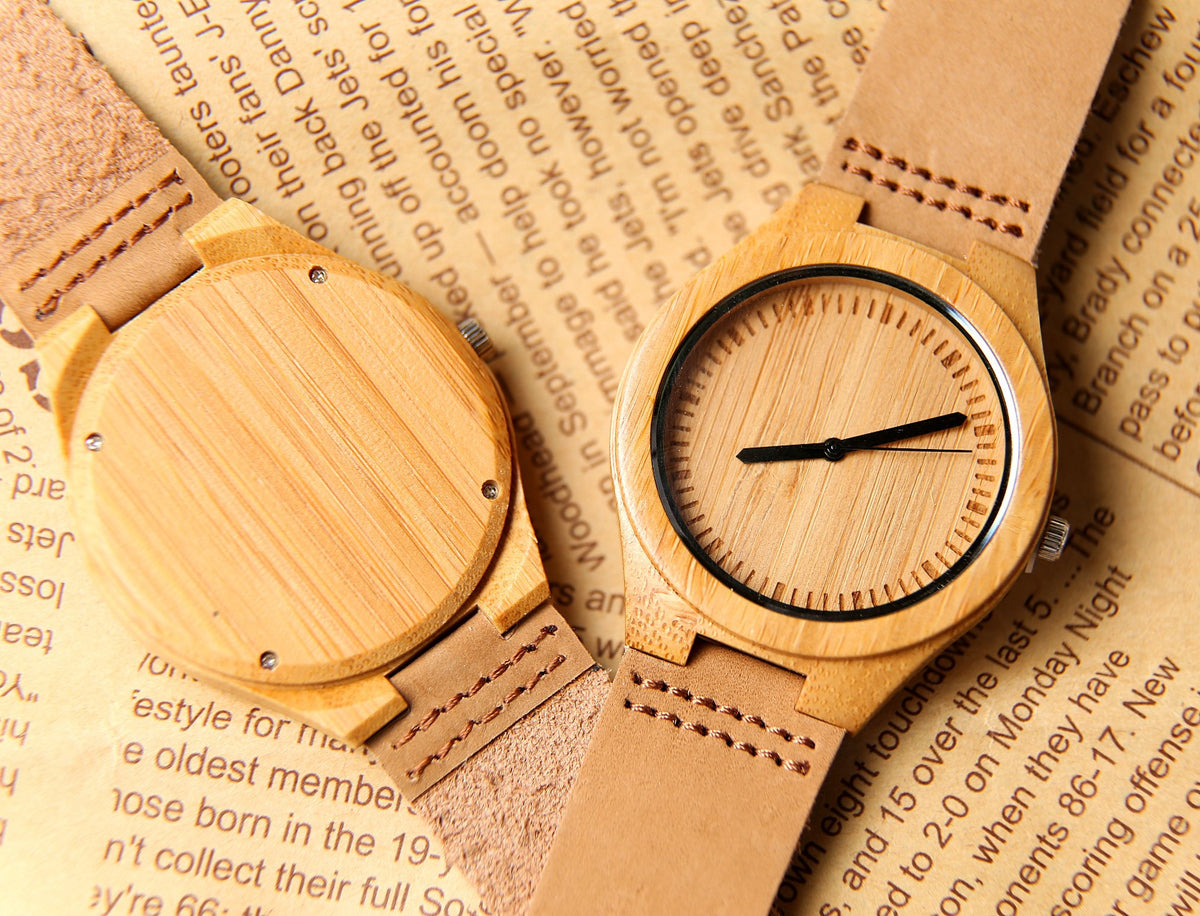 Unisex Wooden Wrist Watch With Engraving Option