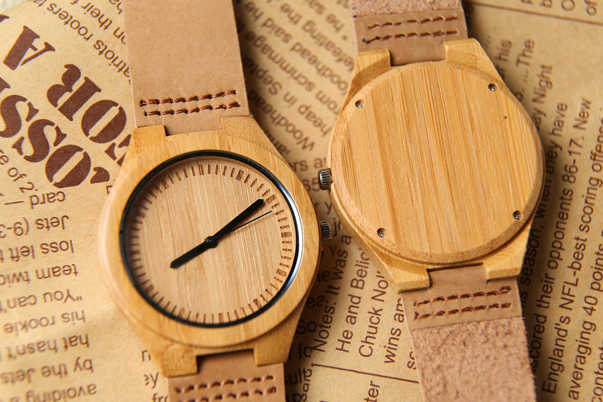 Unisex Wooden Wrist Watch With Engraving Option